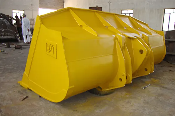 Loader Bucket In Concrete Pumps